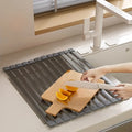 Premium Foldable Stainless Steel Sink Drying Rack & Heat-Resistant Rack